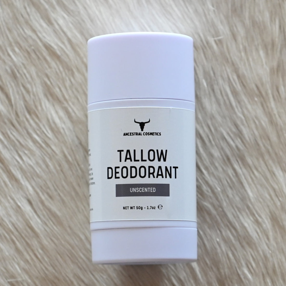 View of deodorant