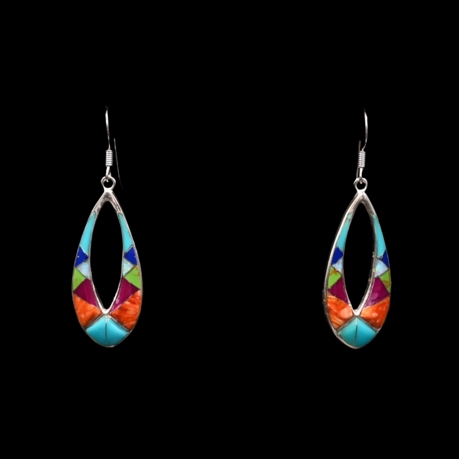 View of earrings