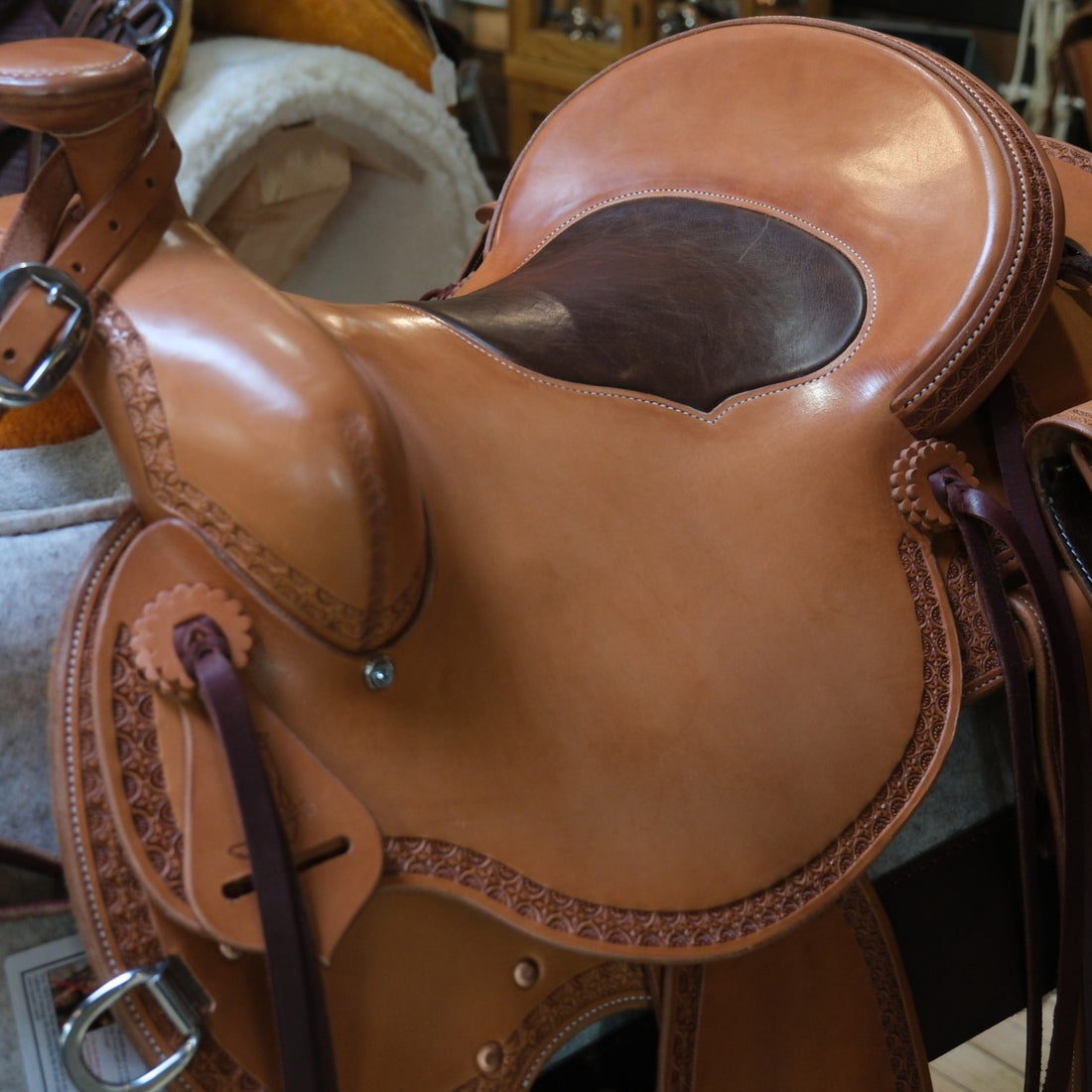Deeter Custom Saddlery Lightweight Trail Saddle - 15"