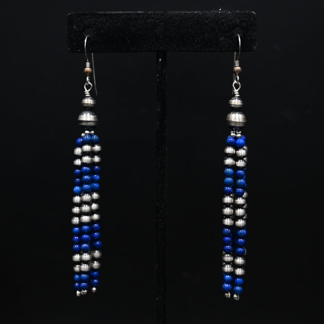 View of earrings