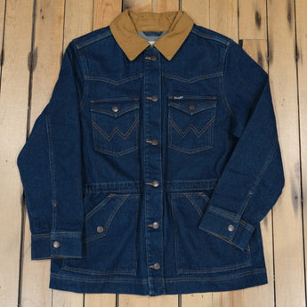 Wrangler Ladies Denim Cinched Waist Barn Jacket