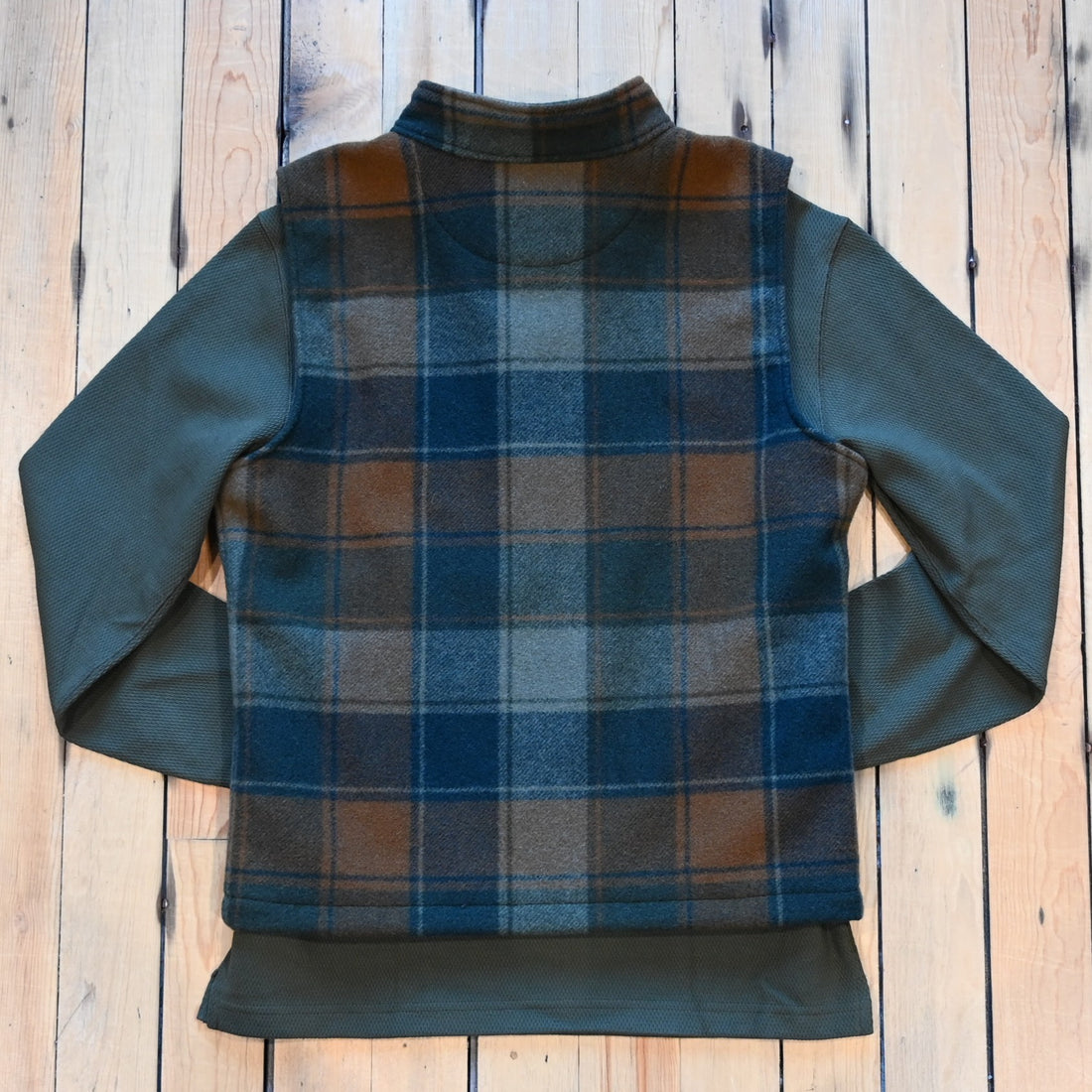 Stormy Kromer Ironwood Vest Forest Floor plaid