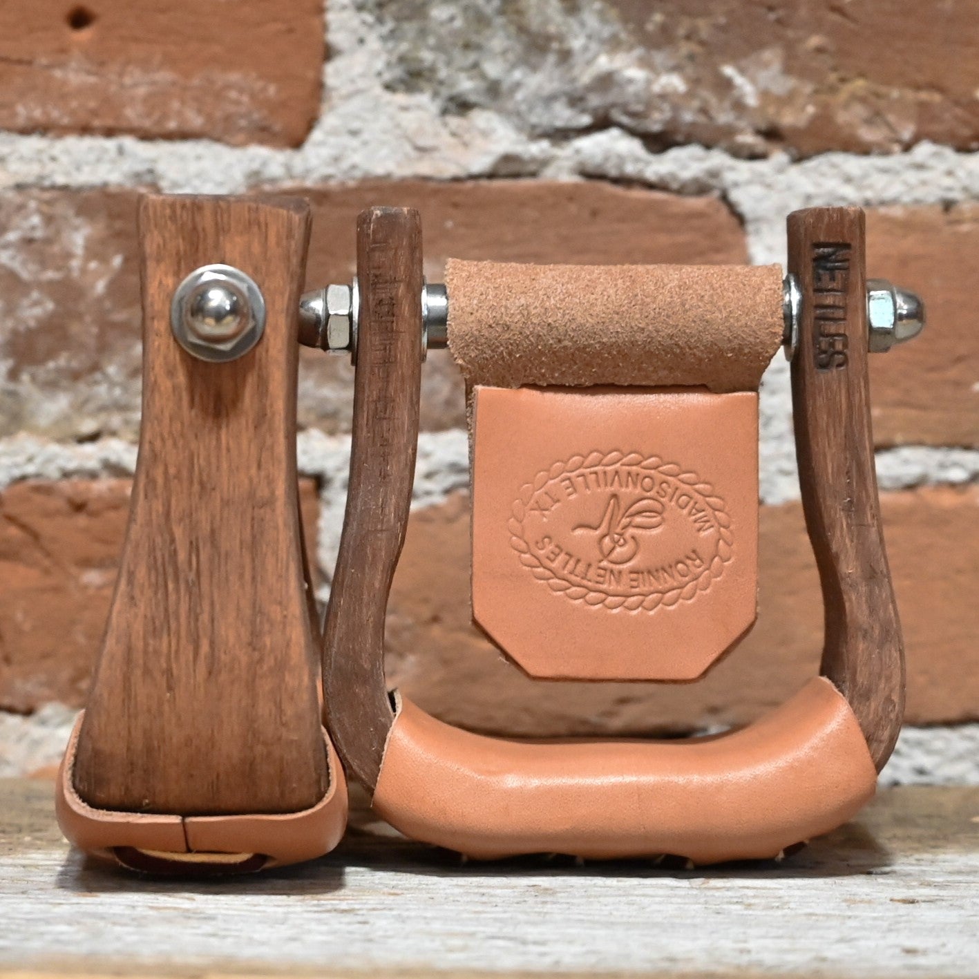 Nettles Stirrups 2" Chisholms Child 4:x3 3/4: view of stirrups