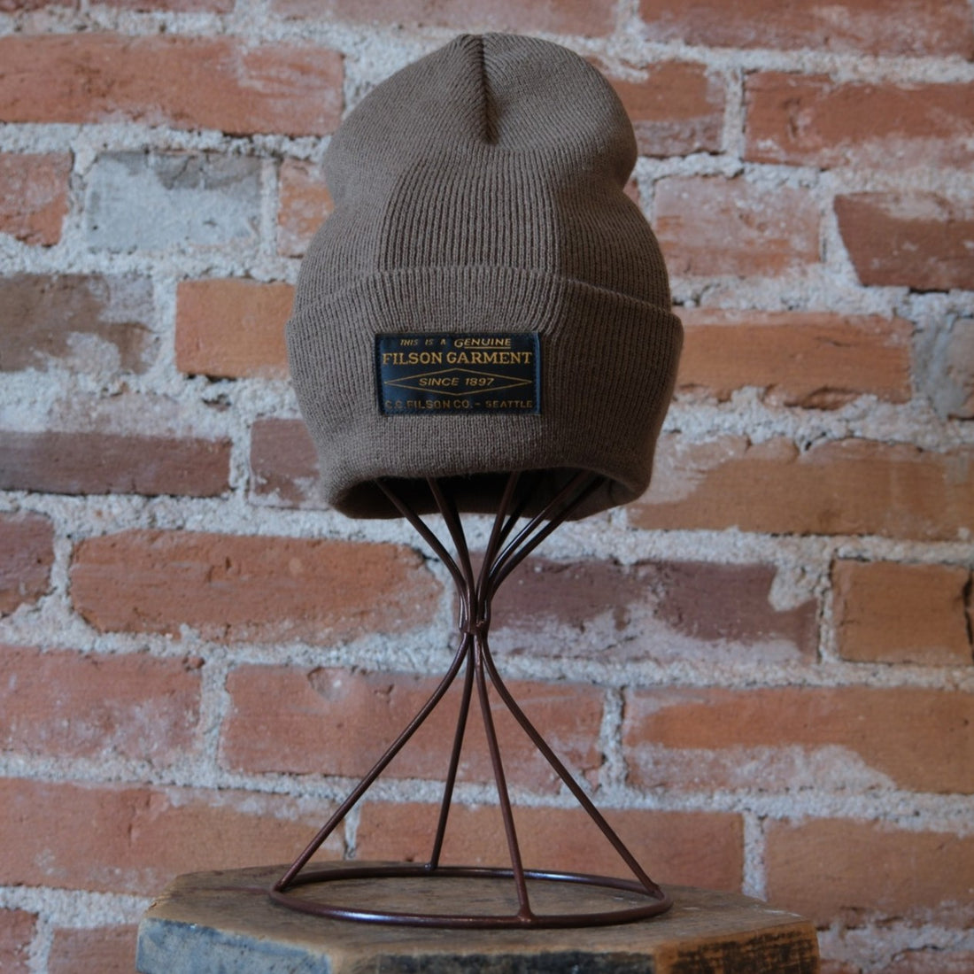 Filson Ballard Watch Cap - Dark Mushroom