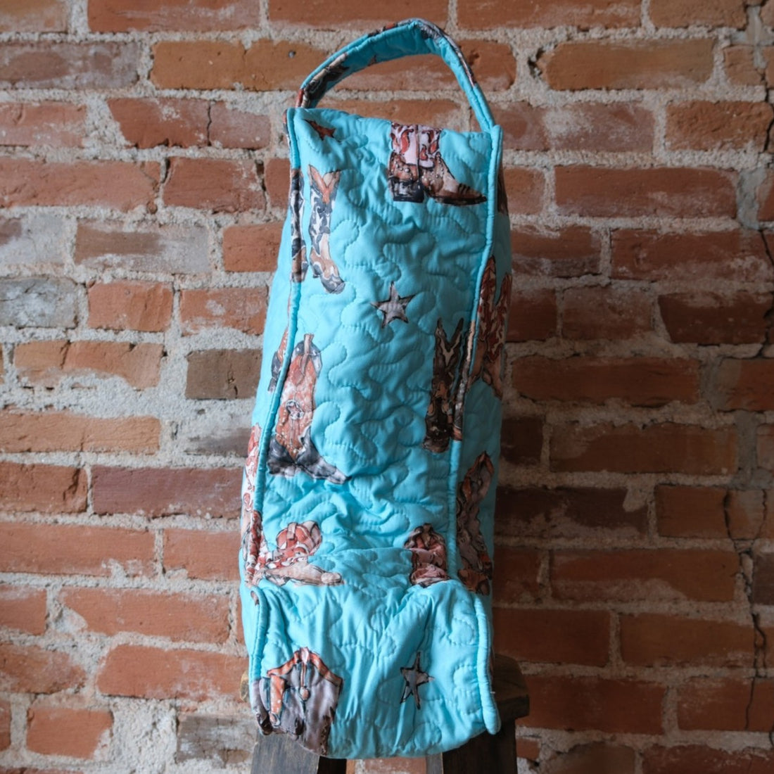 Ida Mae Home - Turquoise Thunderbird Quilted Boot Bag - Tall