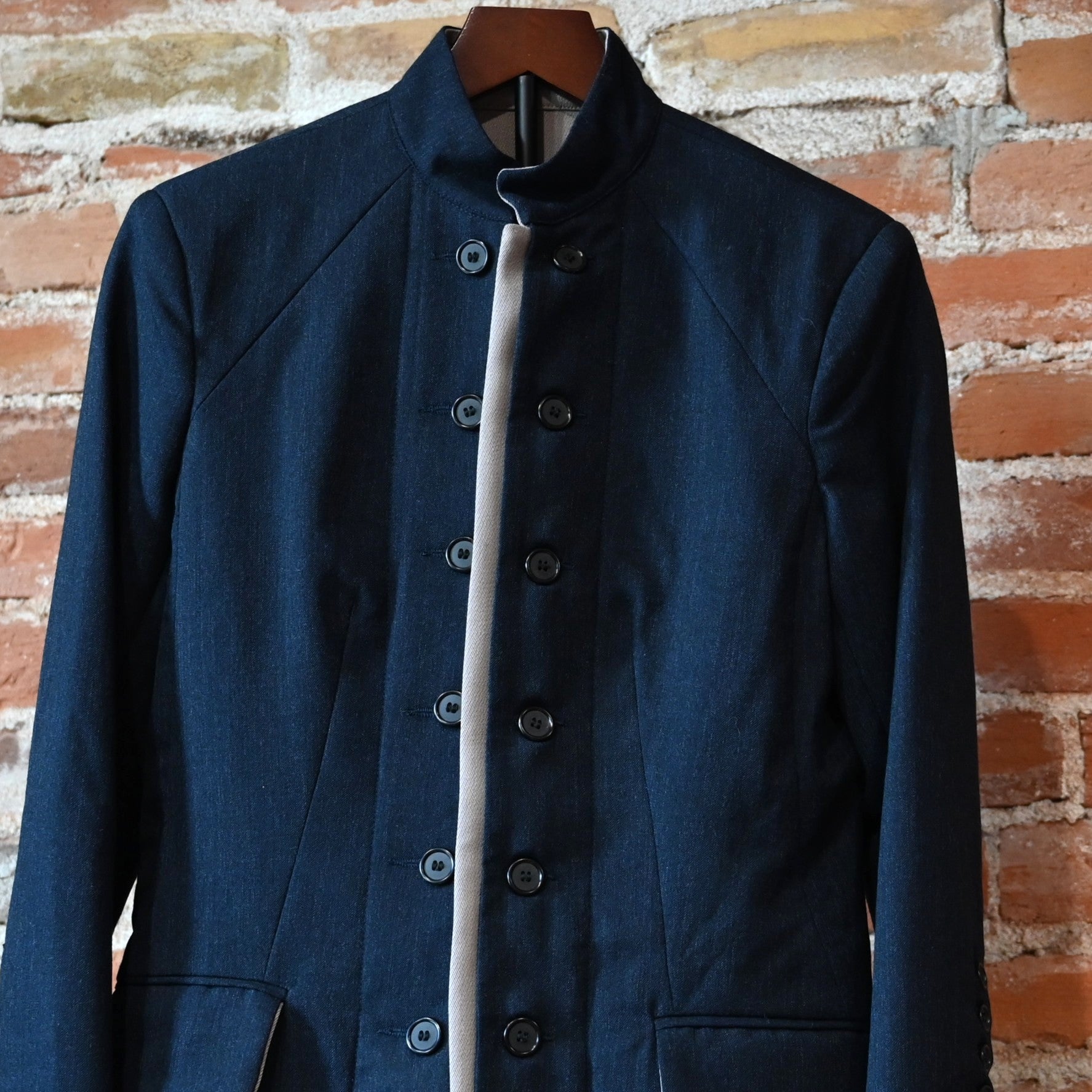 Frontier Ladies Military Coat - Dark Denim