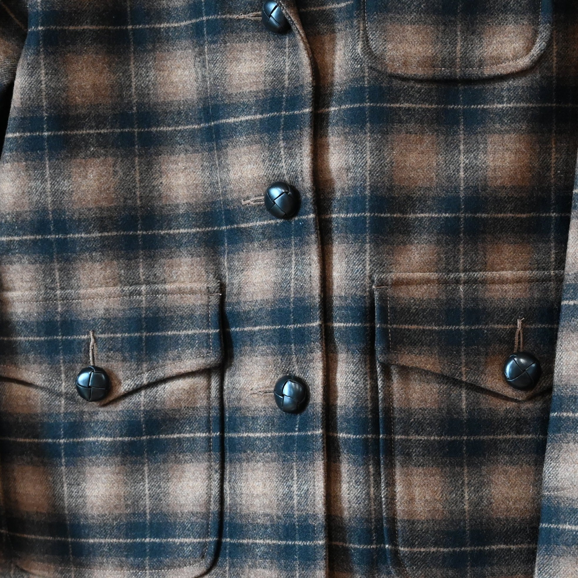 Filson – Ladies Unconstructed Wool Blazer (Bronze/Brown Plaid)