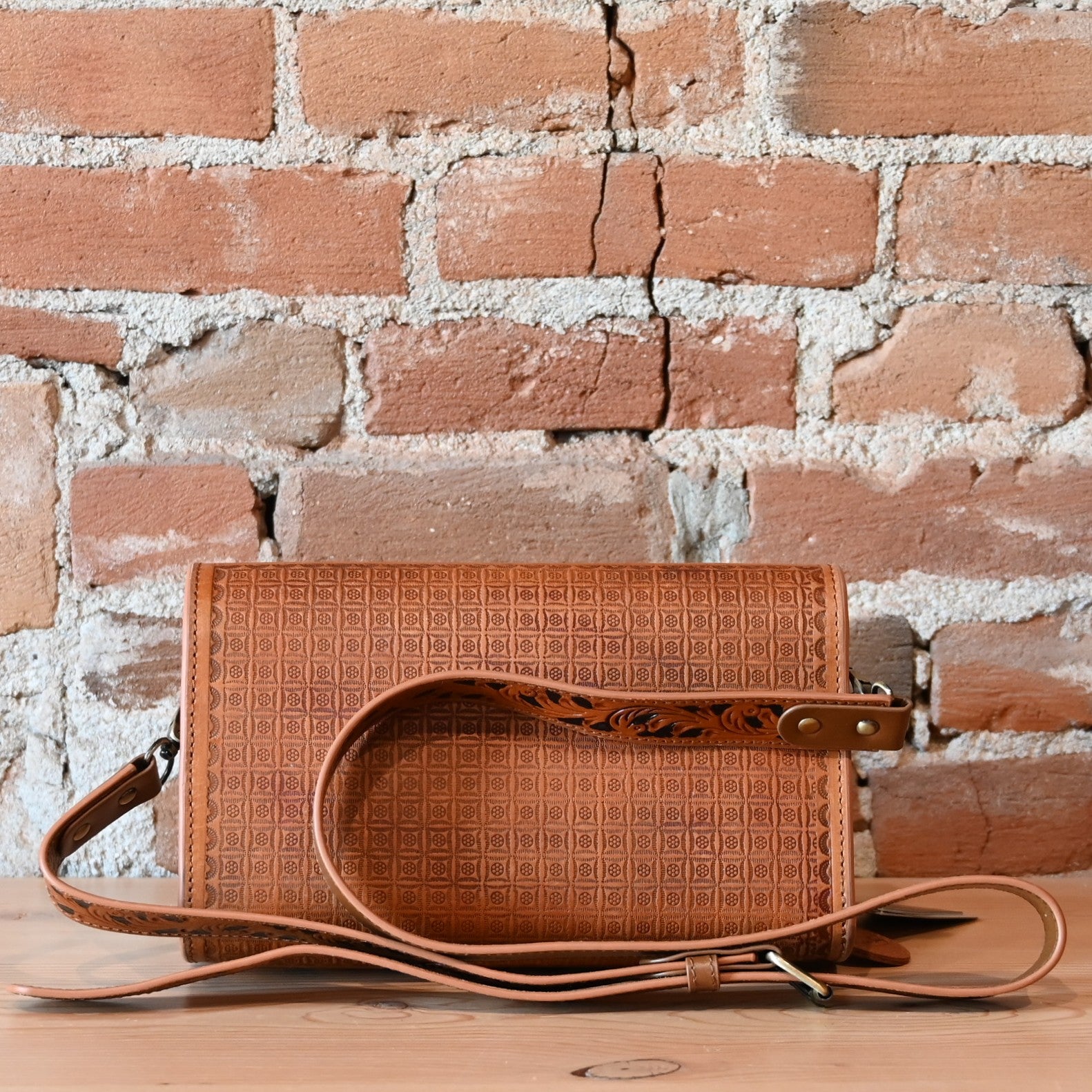 Myra Circe hand-tooled leather bag