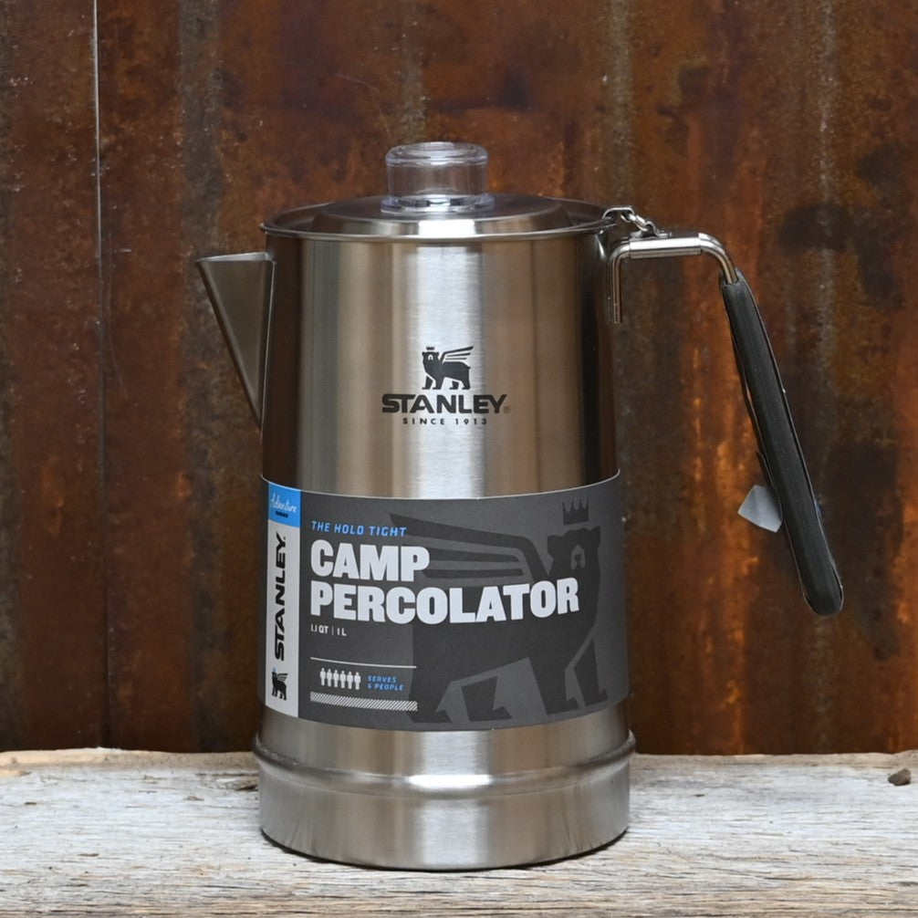 Stanley Hold Tight Percolator stainless steel with removable silicone grip