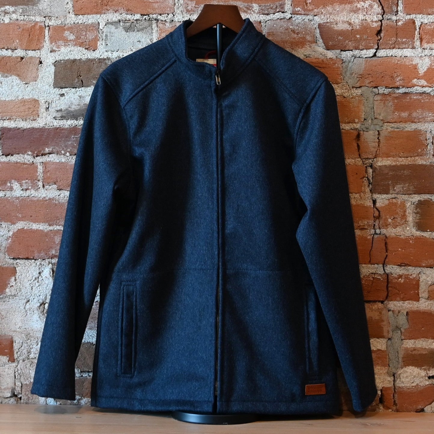 Stormy Kromer Ironwood Jacket marbled navy front view