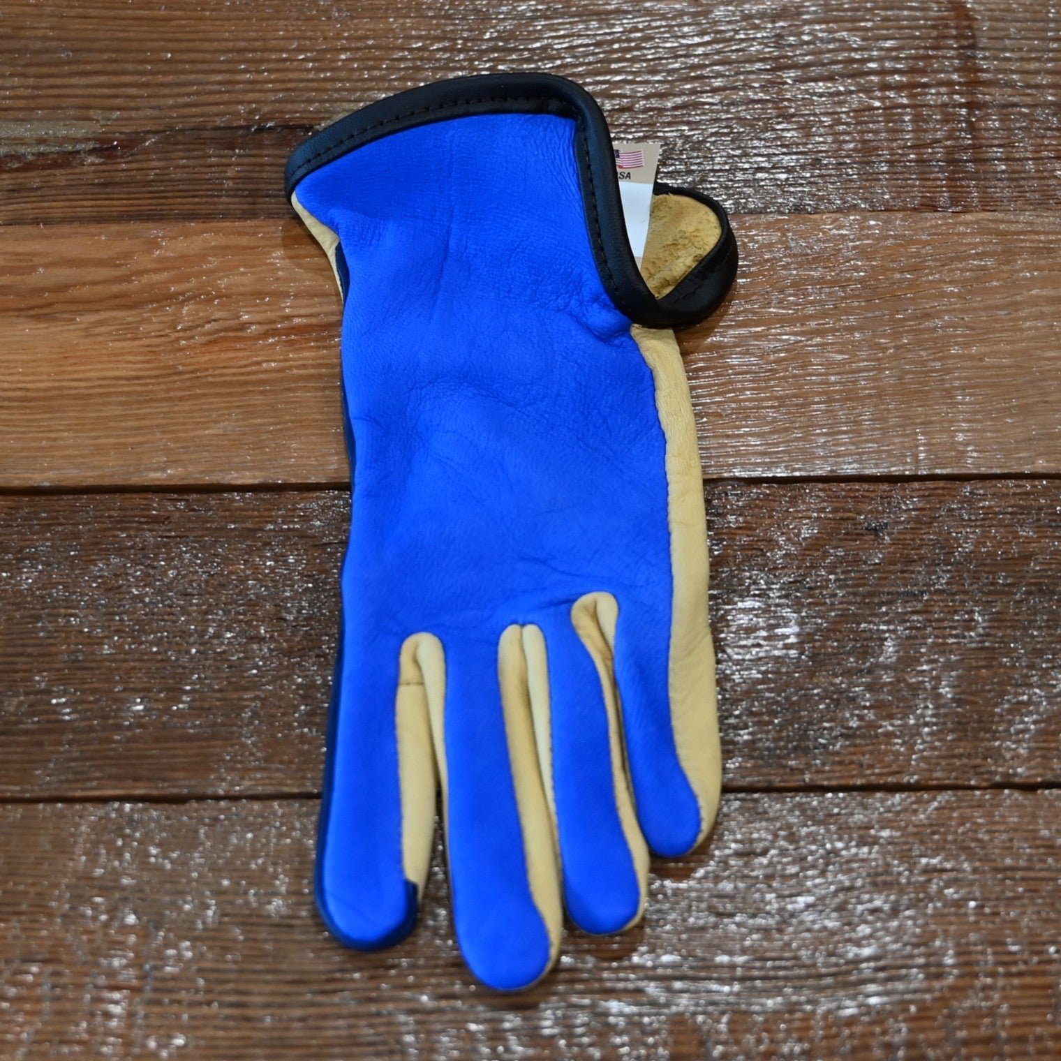 Geier Gloves junior two-toned deerskin bullrider glove left hand