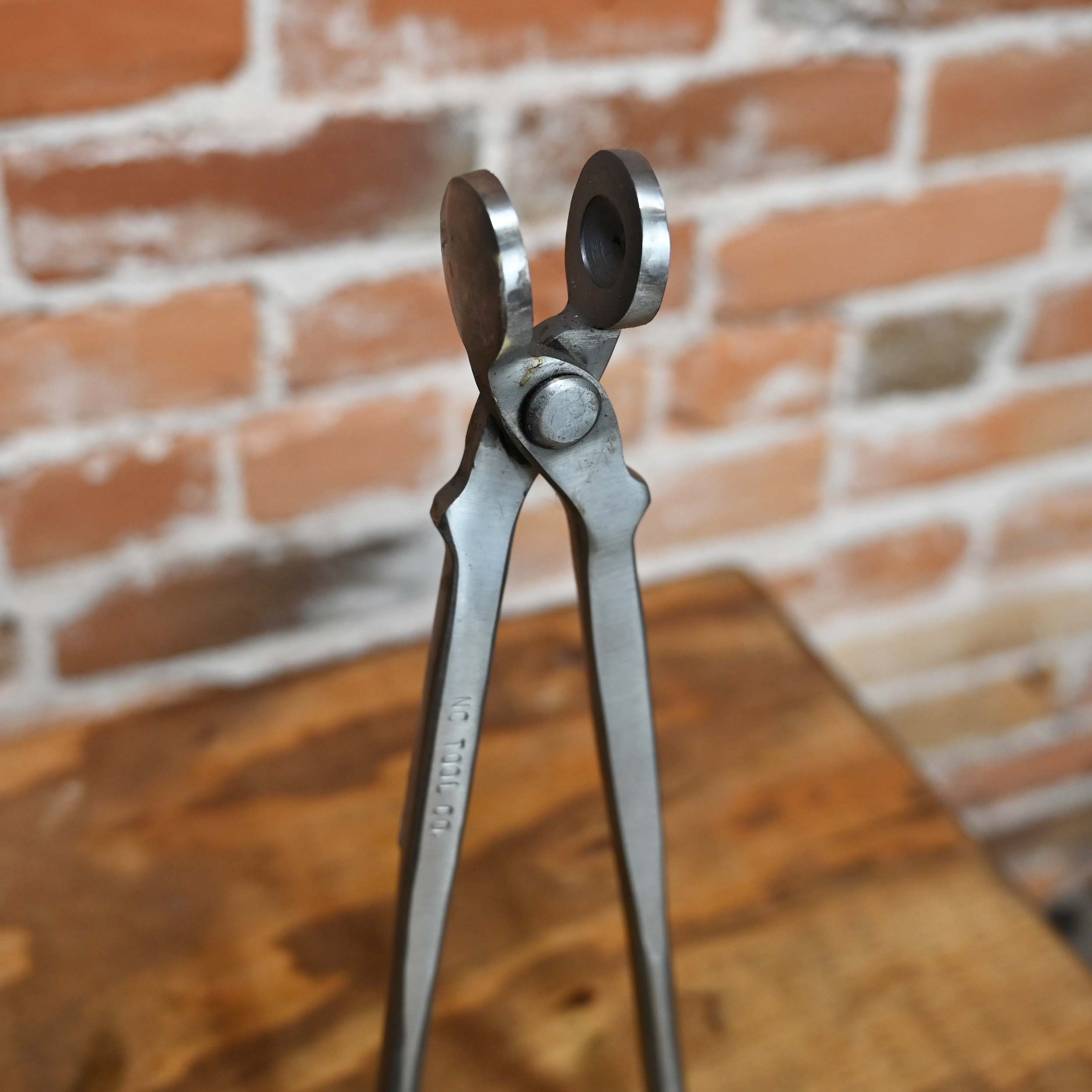 NC 1/2 Fire Tongs close up view