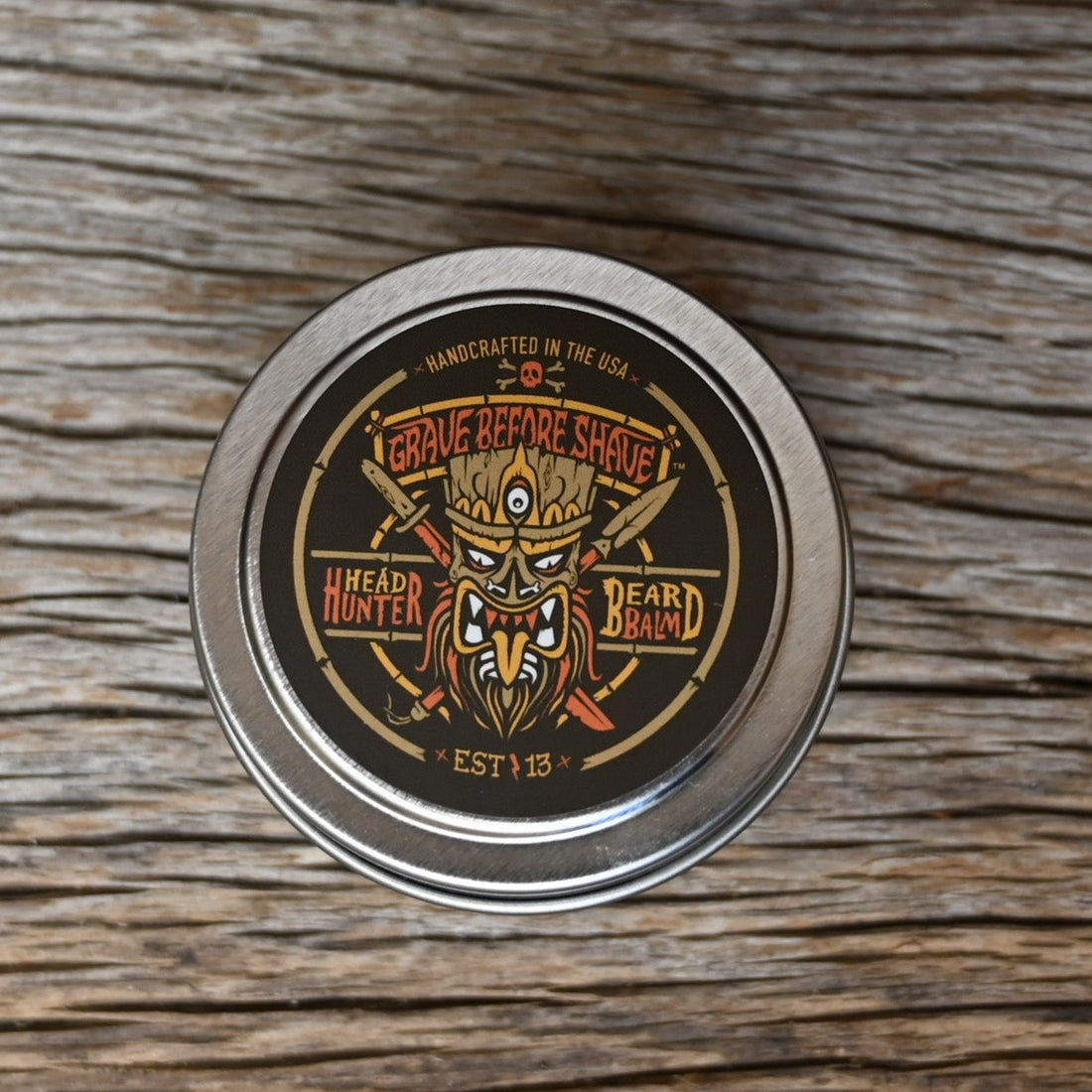 View of beard balm