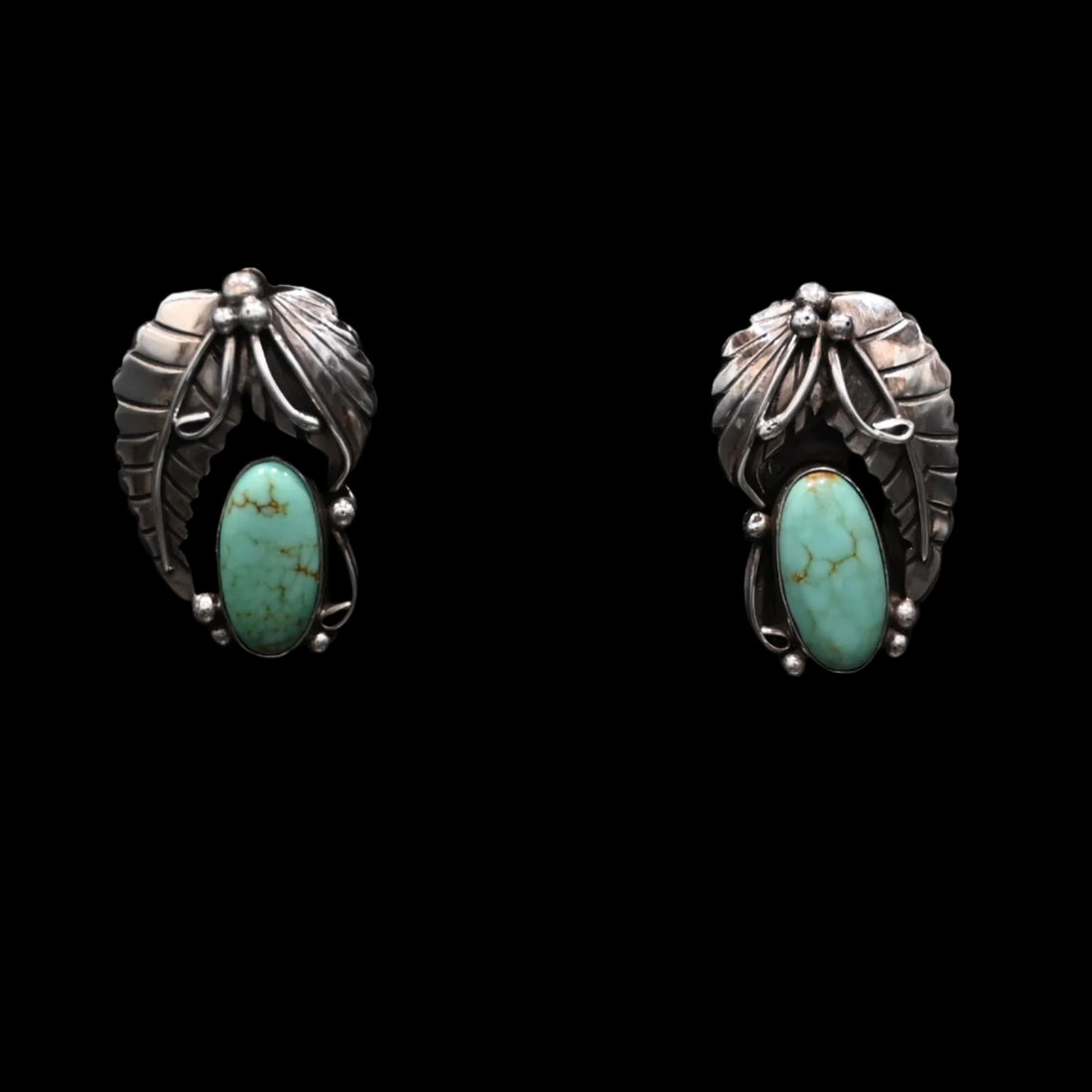 View of earrings