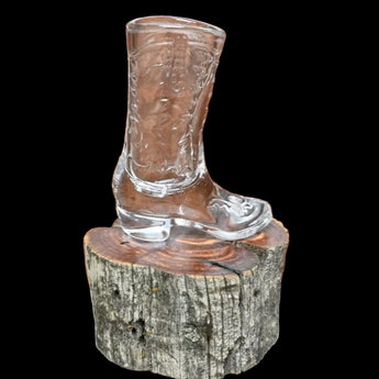 Godinger Whiskey & Rye Cowboy Boot Glass Shot Glass