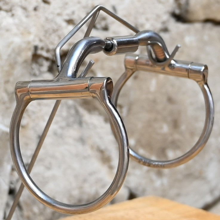 Myler Western Dee MB 02 comfort snaffle bit with wide-barrel sweet iron mouthpiece