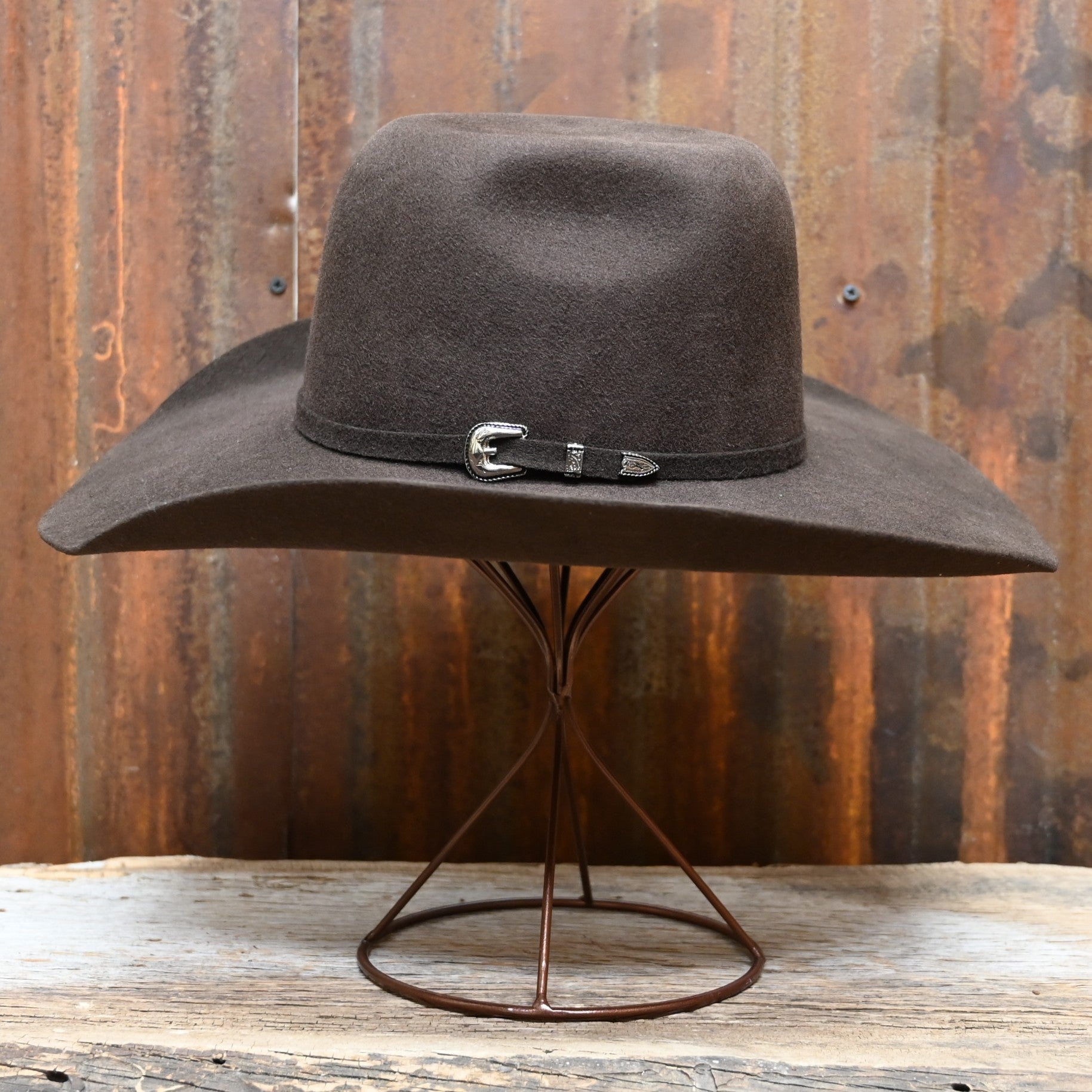Resistol Pay Window Junior Tuff Hedeman Hat - Brown