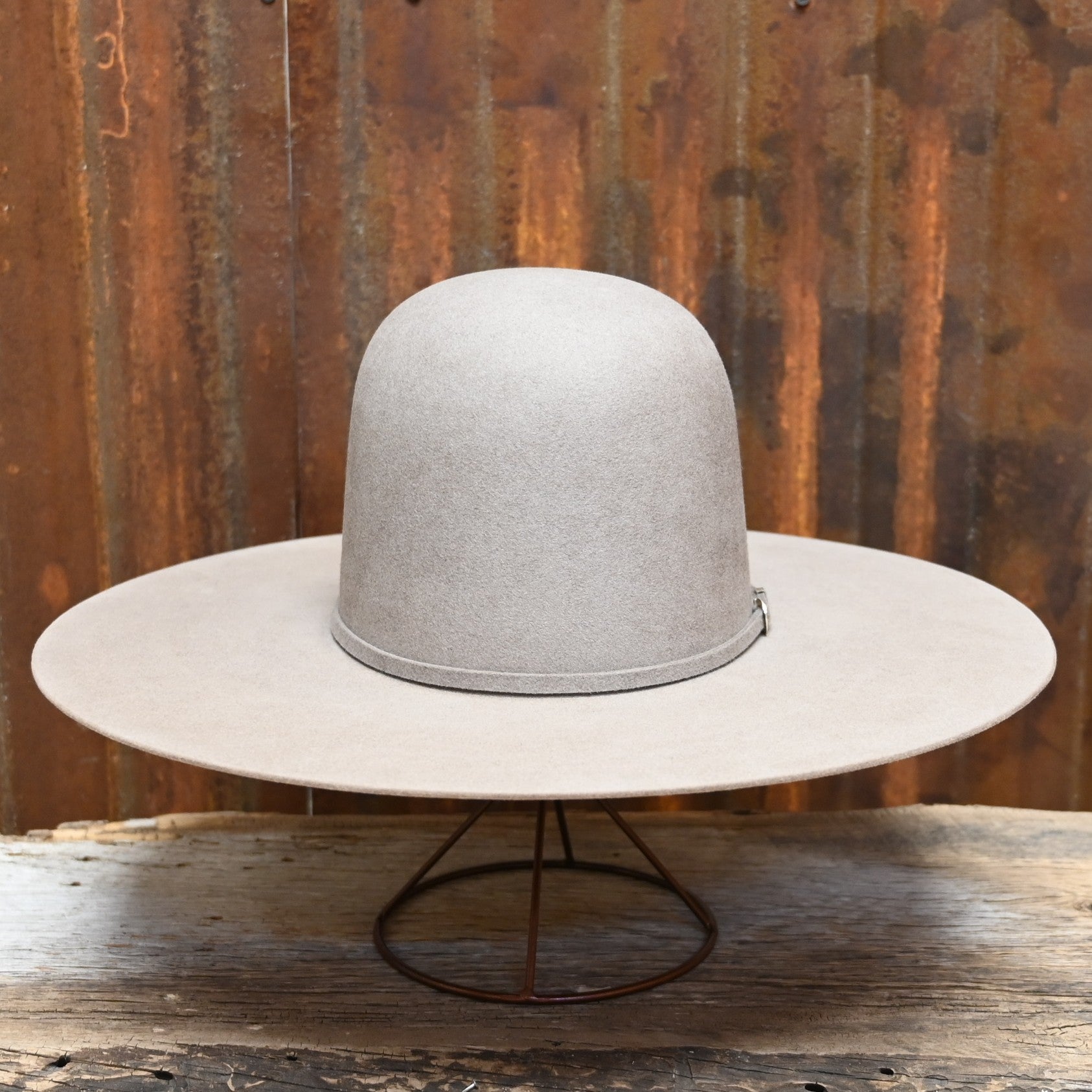 View of front of hat