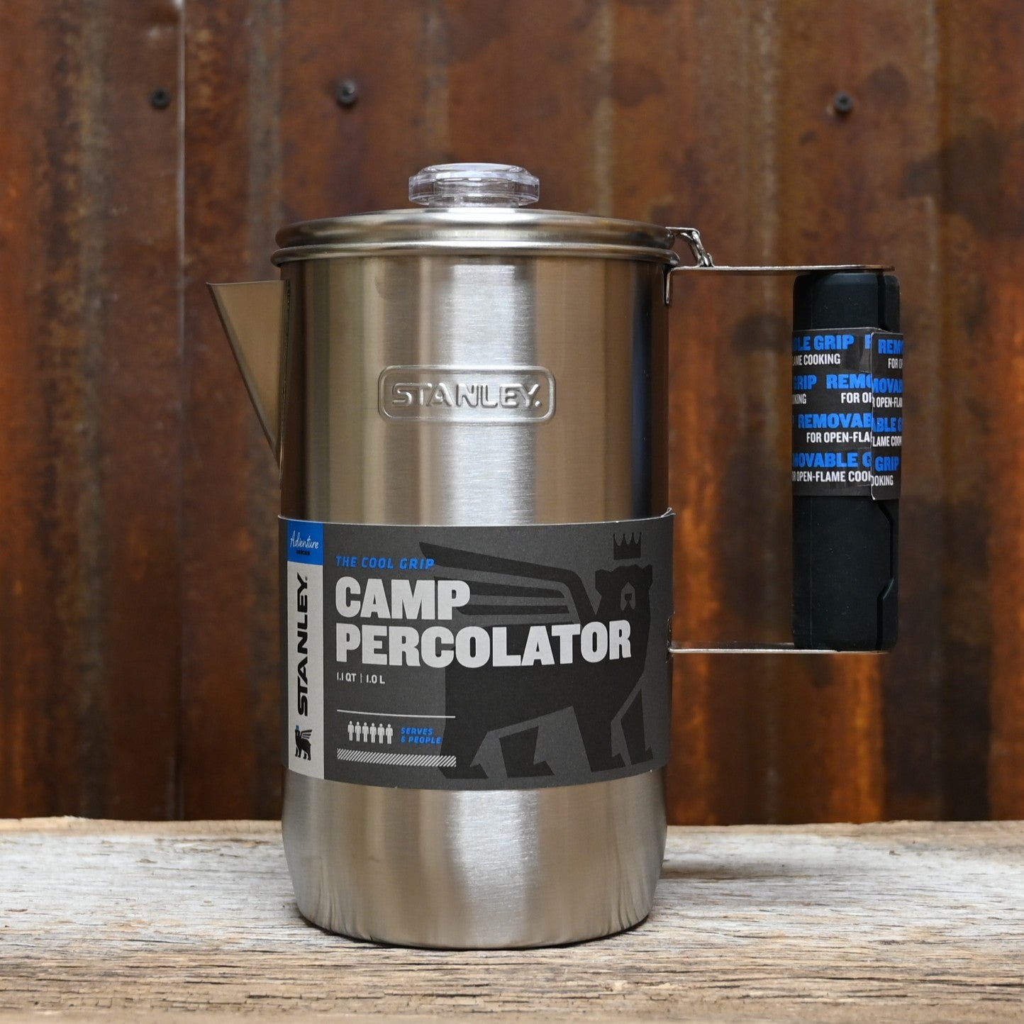 Stanley Cool-Grip Camp Percolator in Stainless Steel – Atomic 79