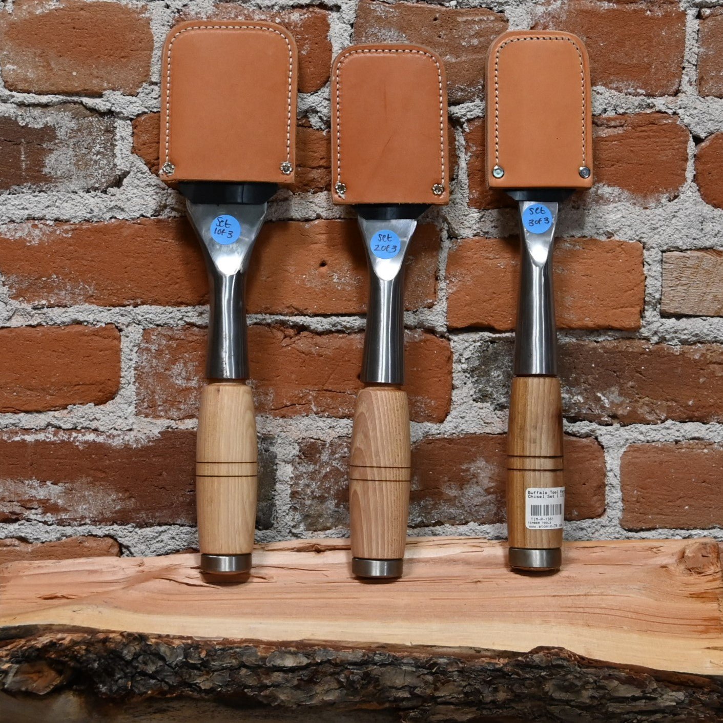 Buffalo Tool Forge Bench Chisel Set 1 1/2" view of chisel set