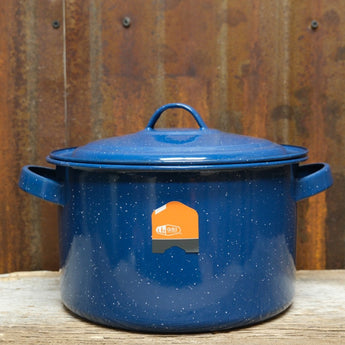 GSI Outdoors Enamelware 5.75 Qt. Stock Pot - Blue