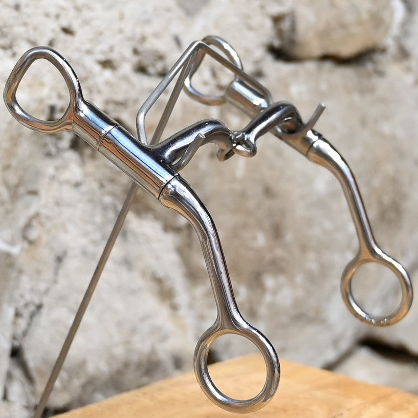 Myler HBT shank single joint MB 09 sweet iron bit with copper inlay