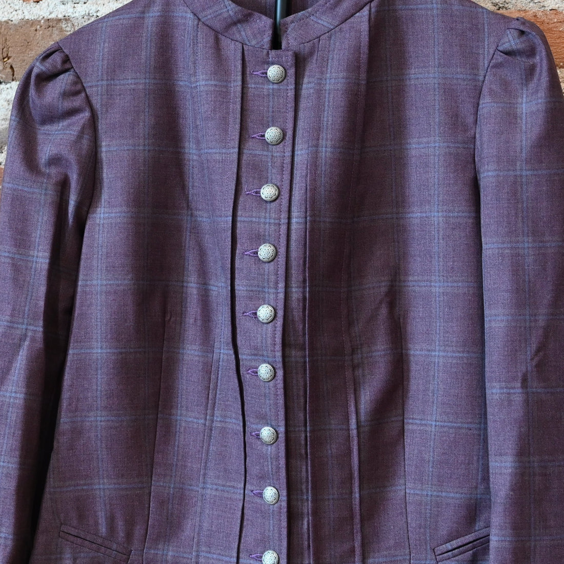 Frontier Ladies Custom Victorian Jacket with shaped waist and peplum hem