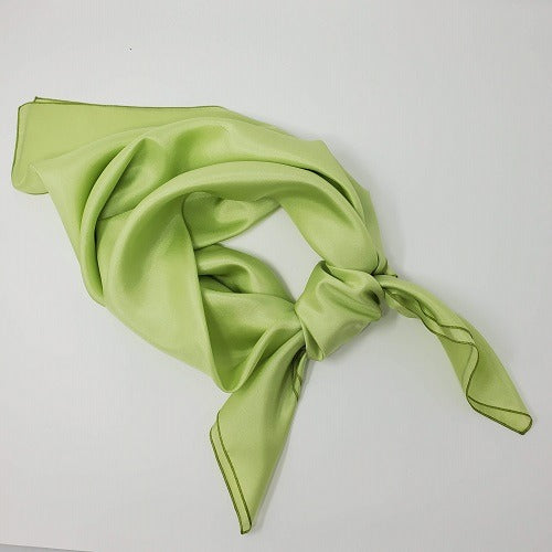 Cowboy Images 36x36 silk wild rag in light green