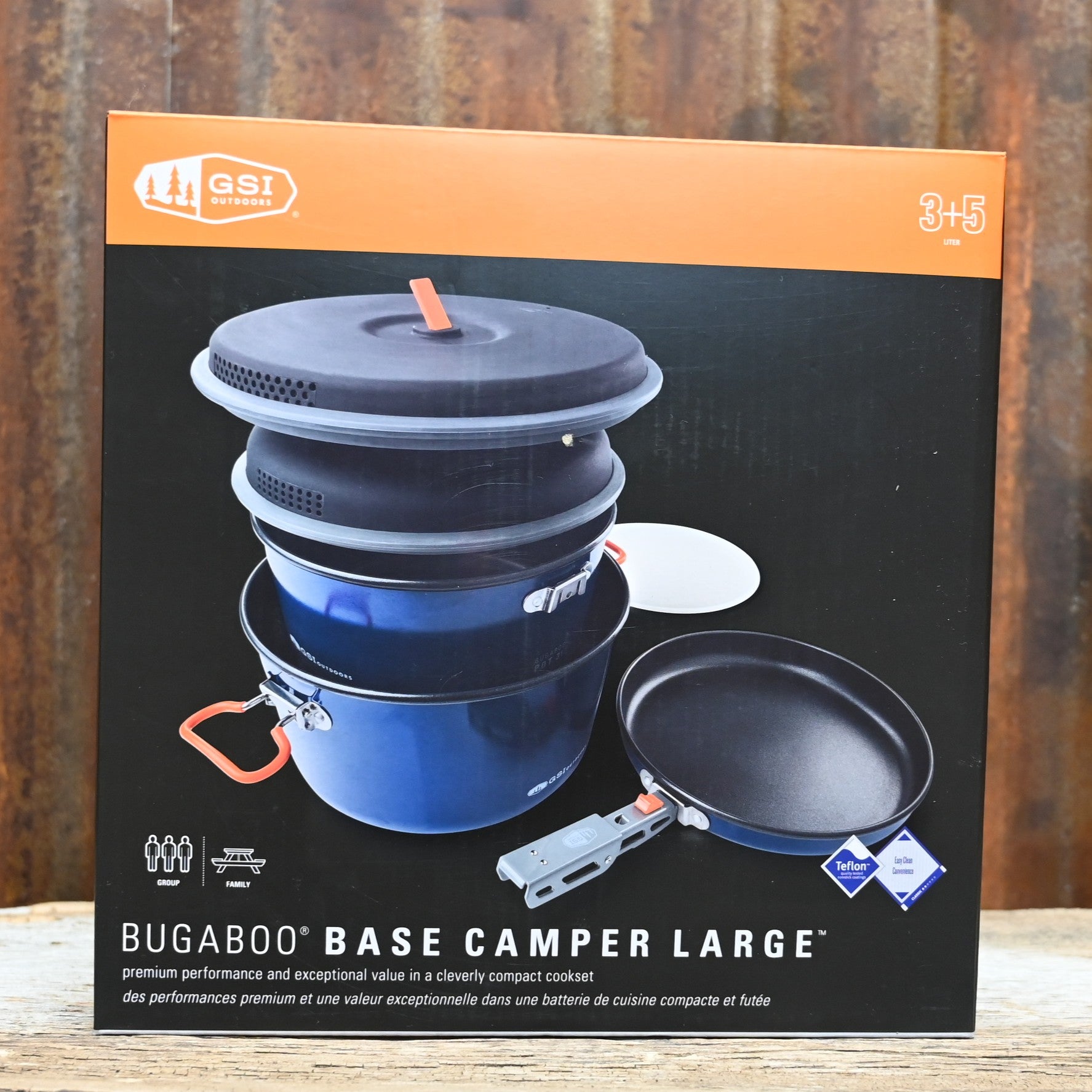gsi outdoors bugaboo camper cook set GSI Outdoors Bugaboo Base Camper Cookware Set, Large
