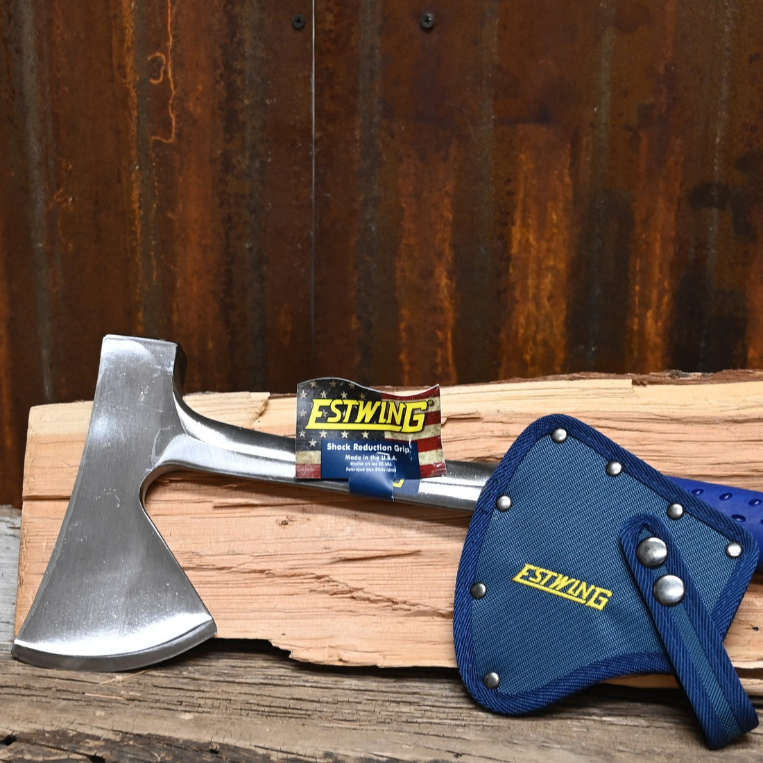 Estwing Camper’s Axe 16 inch forged steel shock reduction grip