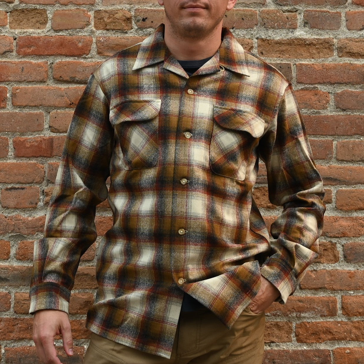 Pendleton – Copper Brown Ombre Board Shirt