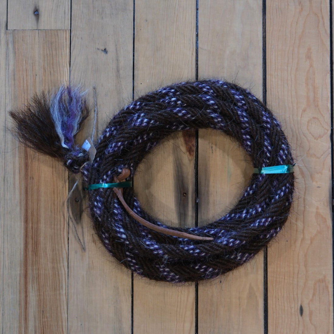 JT Silversmiths Mane Horse Hair Mecate 22&