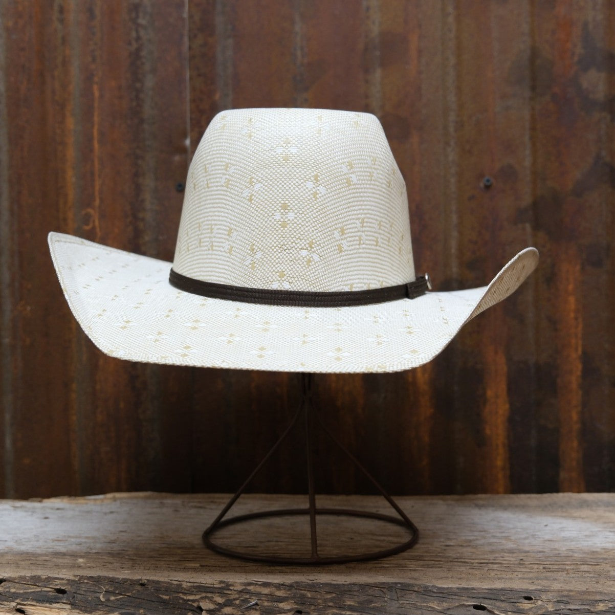 Resistol Hooey Pecos Straw Cowboy Hat - Tan/Natural