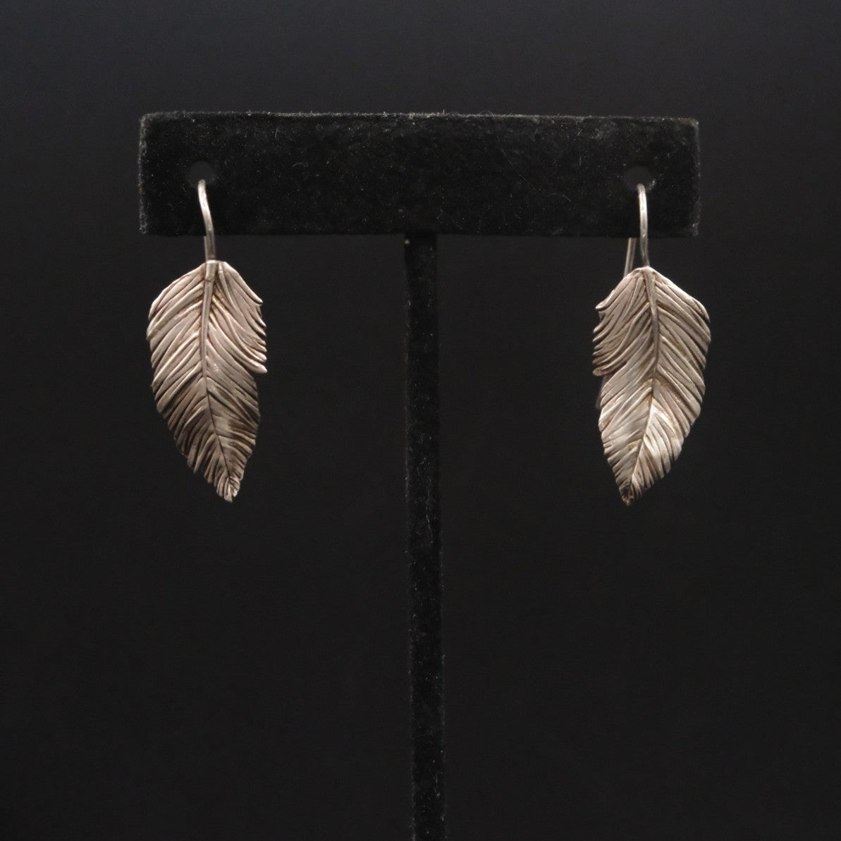 Ellie Thompson Sterling Silver Feather Earrings