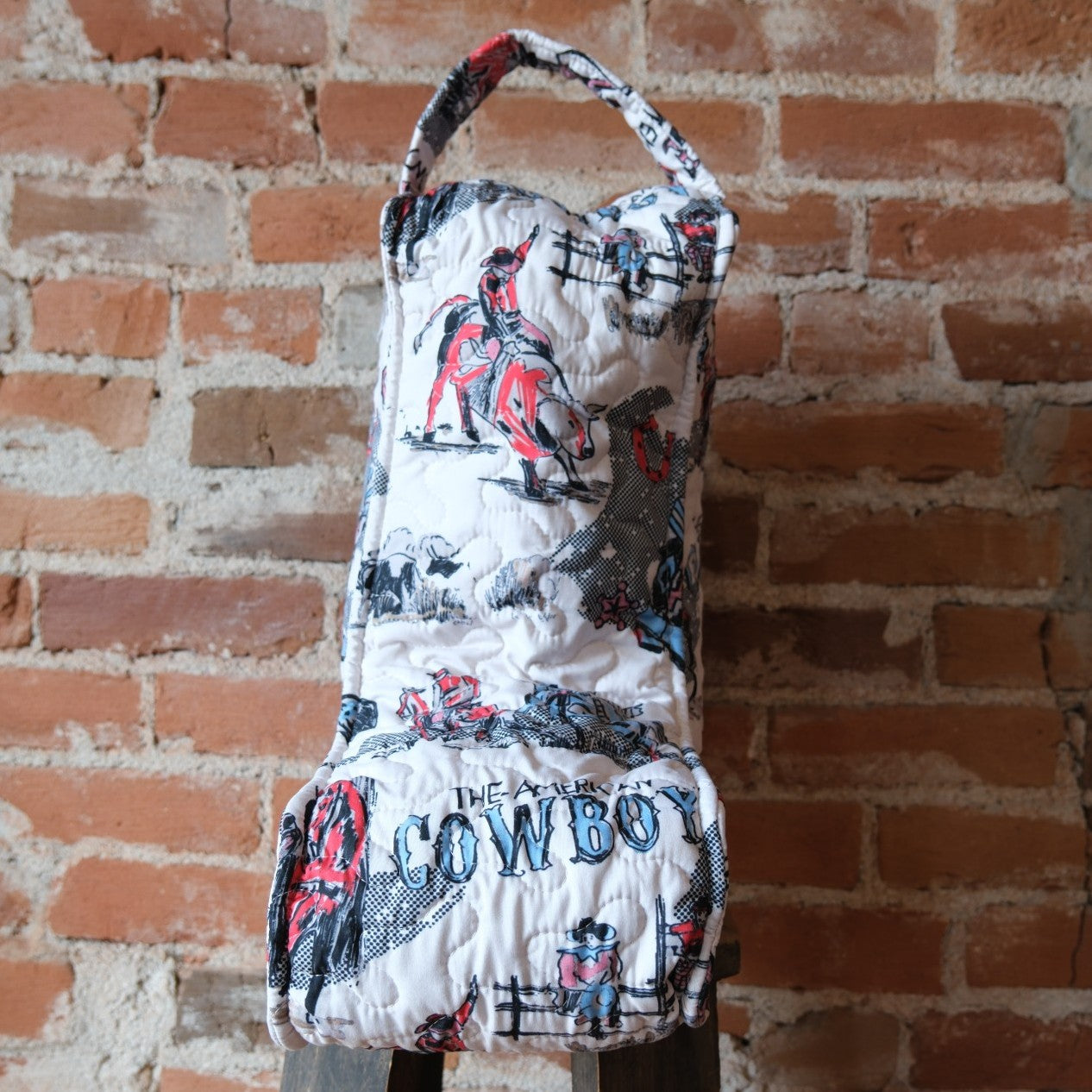 Ida Mae Home - Cattle Drive Sand Quilted Boot Bag