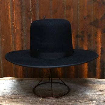 Flying Cloud Hats Amish Black Felt- 5.5" Crown 4" Brim