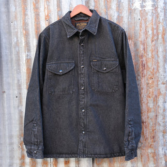 Filson Men's Denim Jac-Shirt in Vintage Black