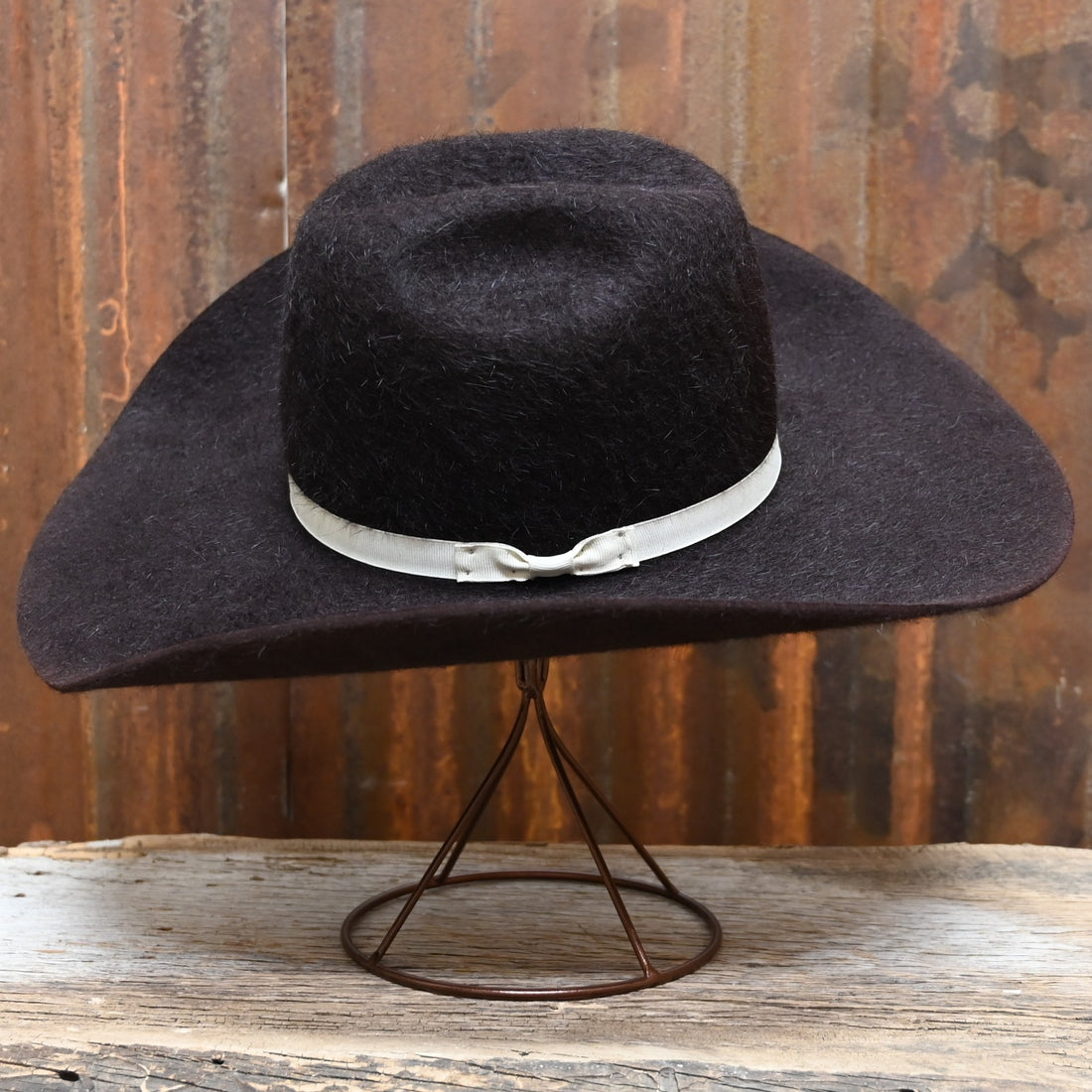 View of side of hat