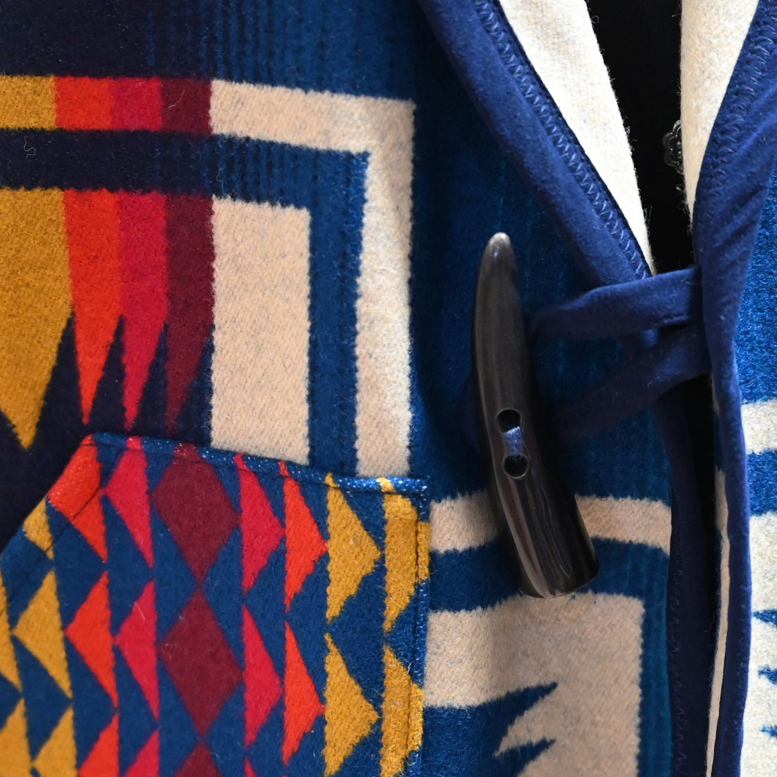 L Seven Century Harding Stadium Short Coat view of detail