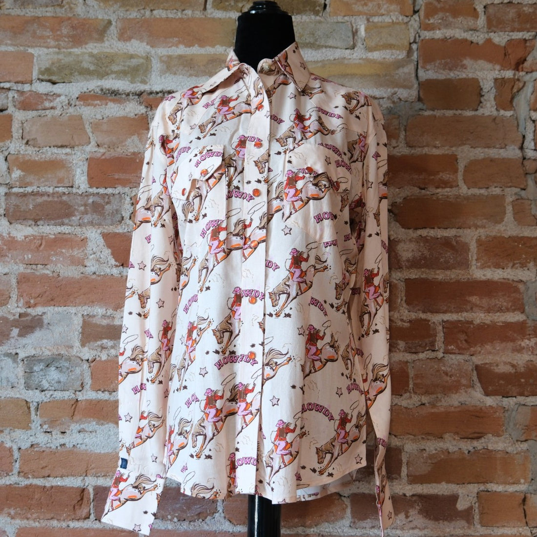 Rockmount Ladies Howdy Print Western Shirt