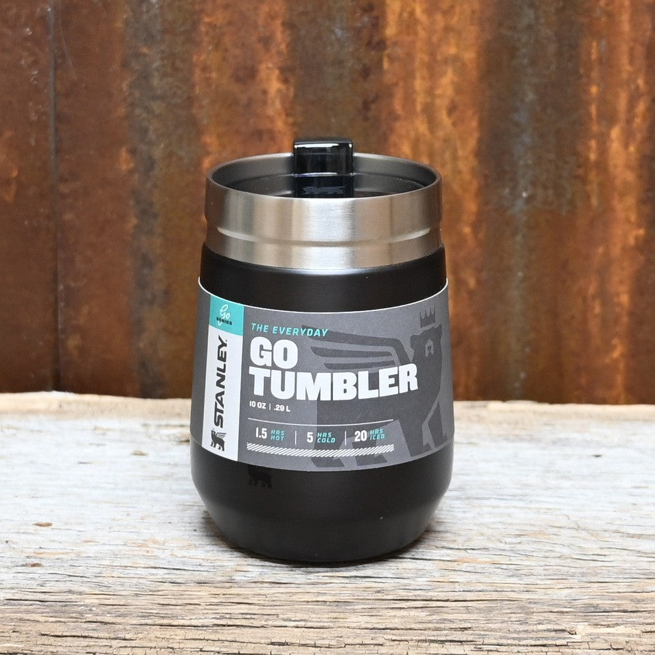 Stanley 10oz Everyday Wine Tumbler in Charcoal Glow with stainless steel body and Tritan lid