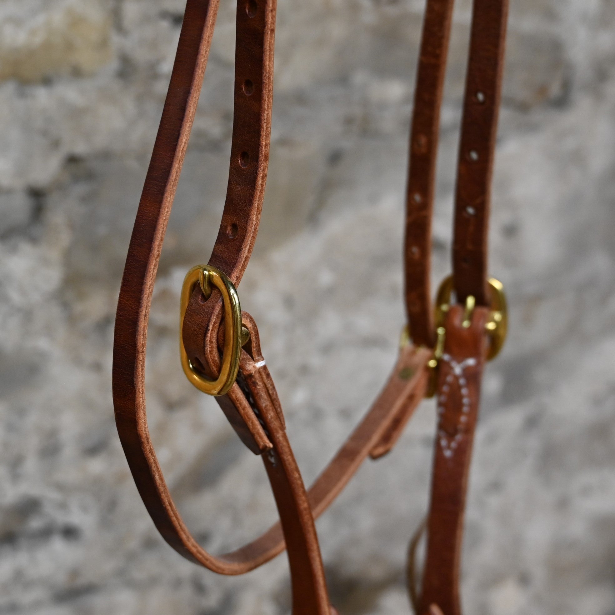 Knotted Browband Headstall with Ties