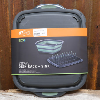GSI Outdoors Escape Collapsible Dish Rack Set