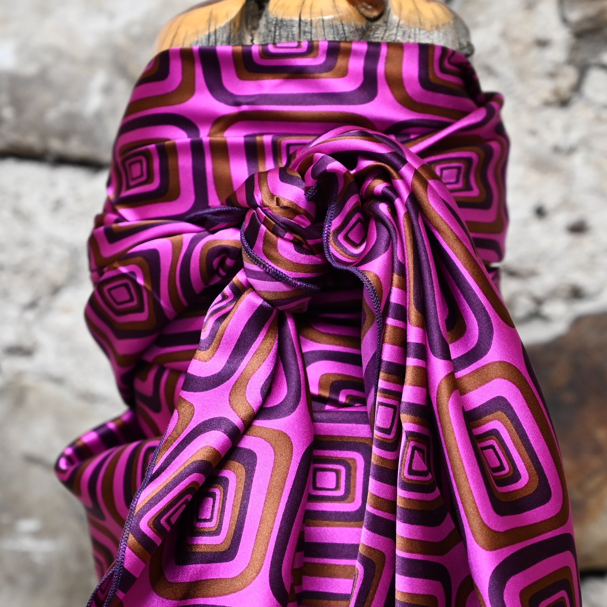 Cowboy Images Crazy Squares Magenta 44X44