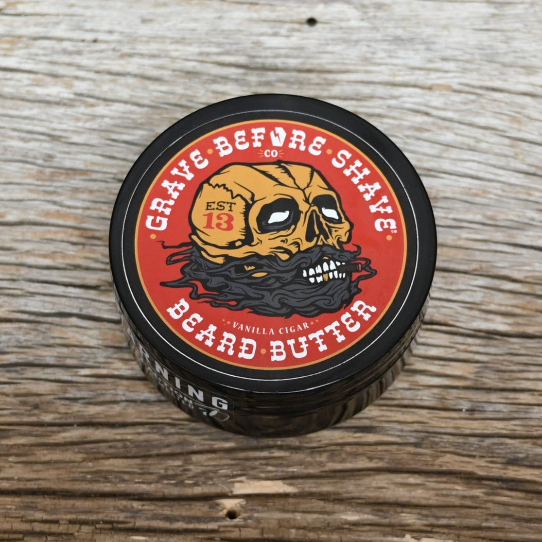 View of beard butter