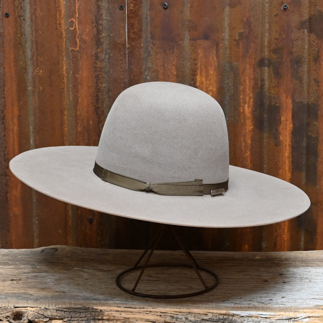 Tacchino Open Crown Western Hat In Natural