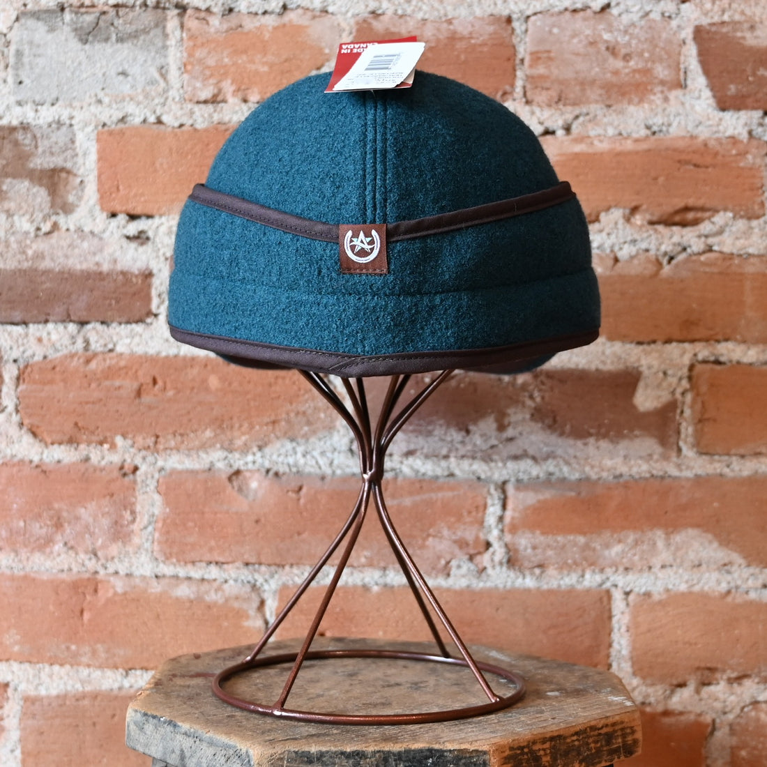 Amber Marshall X Crown Cap Railroad Hat in Teal