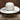 American Hat Co. Tuf Cooper Fancy Vent Straw in Ivory with Steel Band