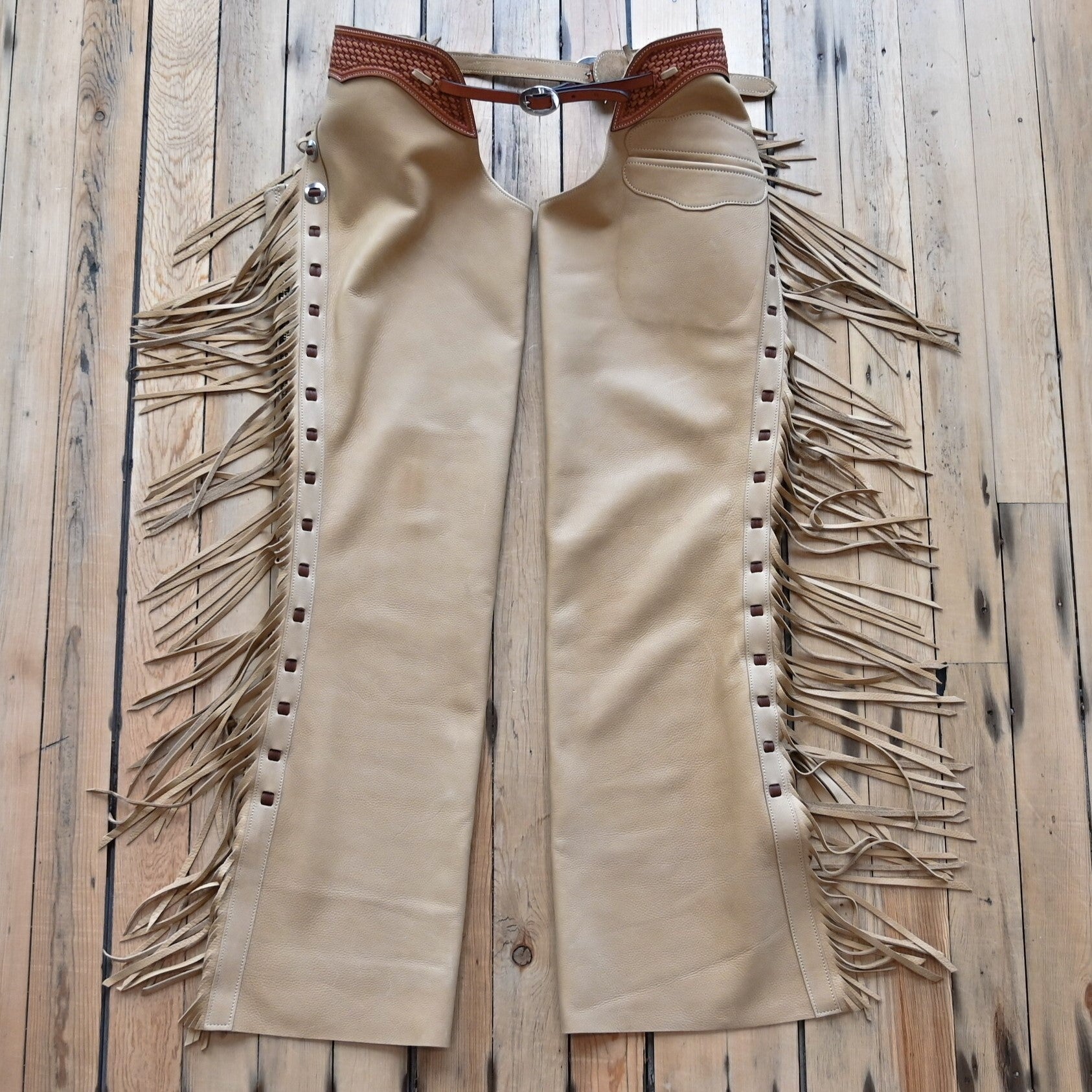 View of K Bar J Versatility Borderline Chap with Pocket in Size Large