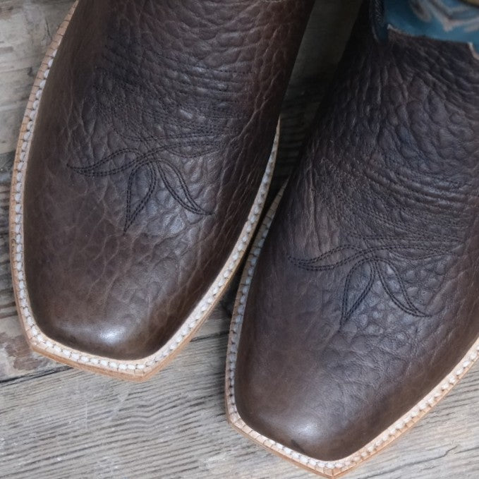 Hyer MCCUNE 13" - Aqua Top with Matte Chocolate Bison Vamp